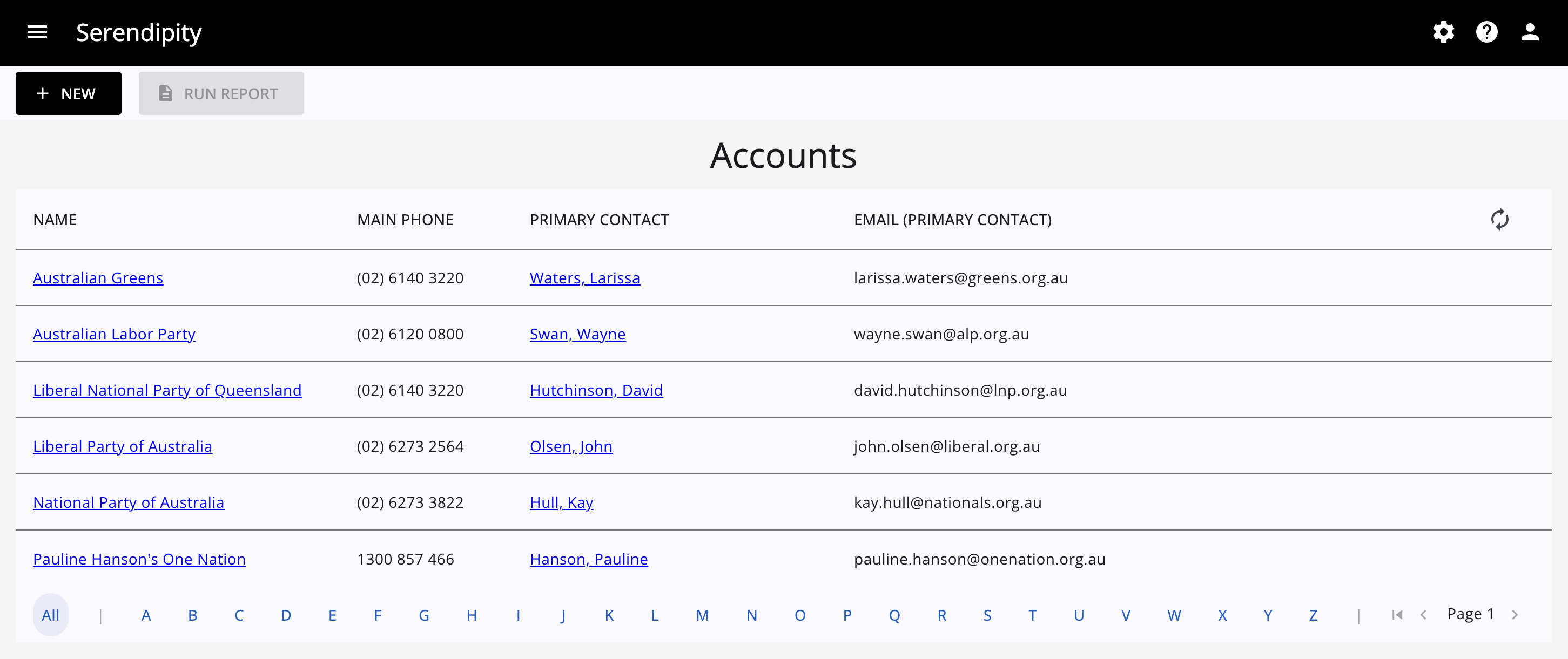 Accounts